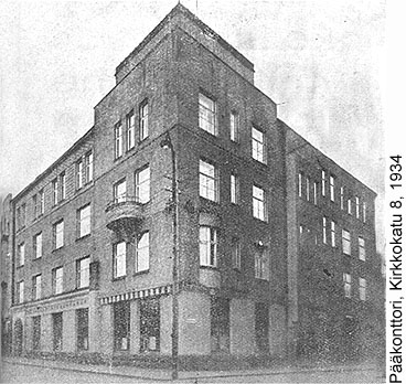 Pohjolan Osake-Pankki, pkonttori