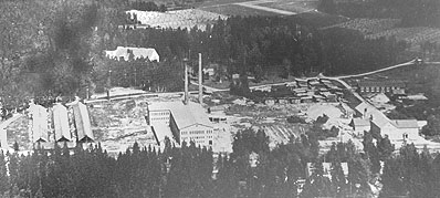 Juurikorven Tehtaat Oy: ilmakuva