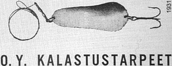 Kalastustarpeet Oy, uistin