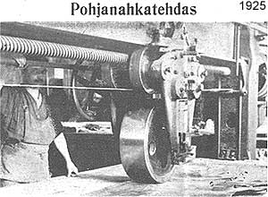 Loimaan Nahkatehdas Oy: nahkakone