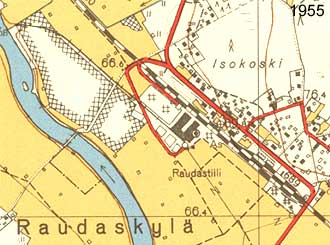 Raudas-Tiili Oy, kartta