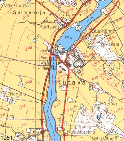 Rutava Oy, kartta