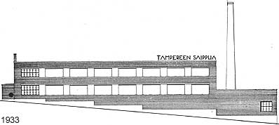 Tampereen Saippuatehdas, rakennus