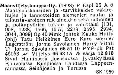 Maanviljelyskauppa Oy