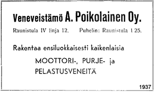 Veneveistämö A. Poikolainen